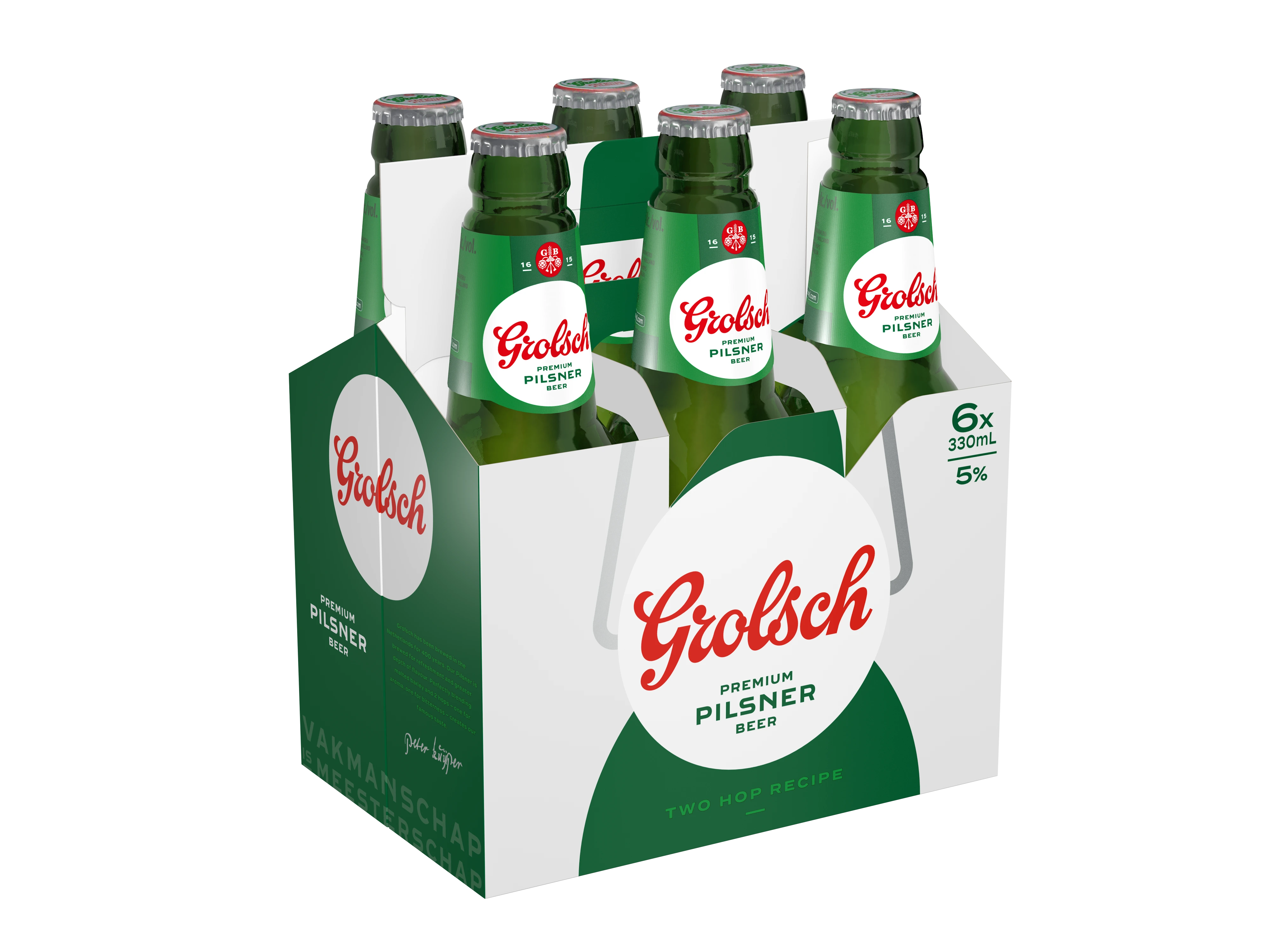 GROLSCH PREMIUM LAGER 330ML 6PK BT