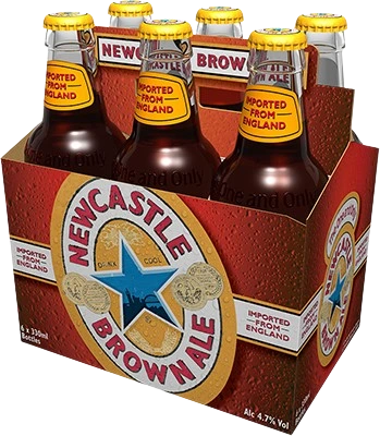 NEWCASTLE BROWN ALE 330ML 6PK BT