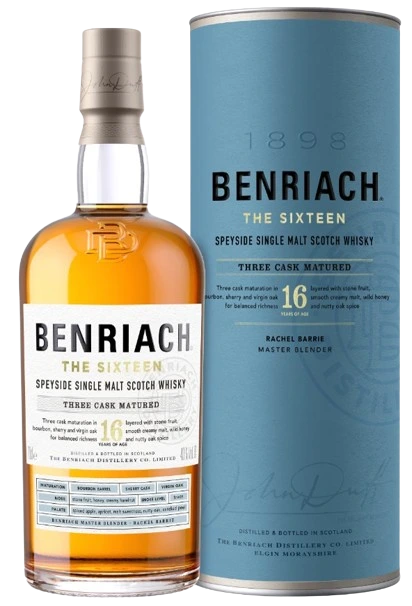BENRIACH 16YR SINGLE MALT WHISKY 700ML