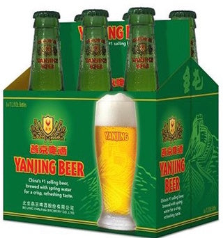 YANJING BEER 330ML 6PK BT