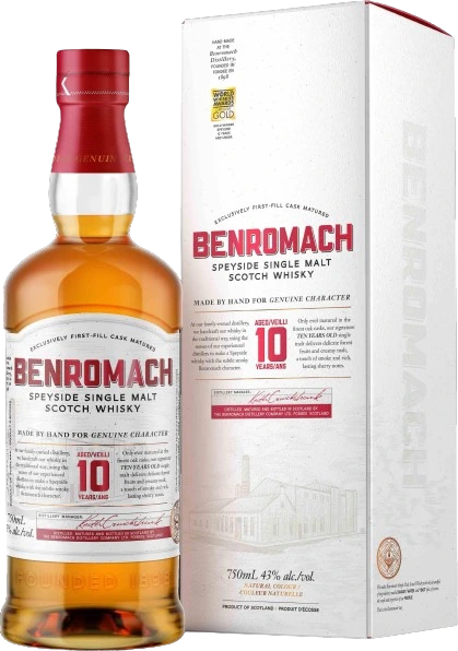 BENROMACH 10YR 750ML
