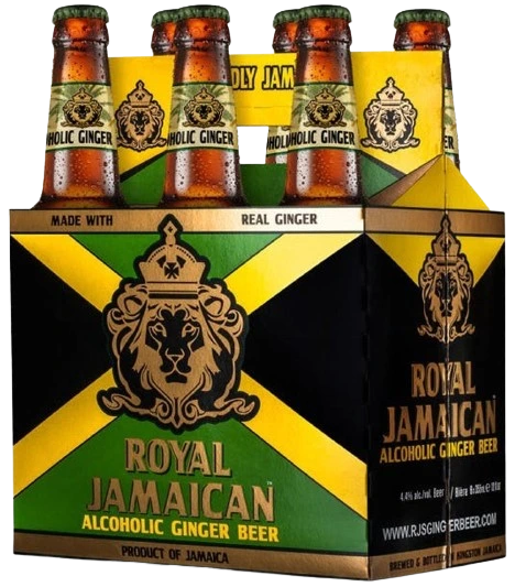 ROYAL JAMAICAN GINGER BEER 355ML 6PK BT