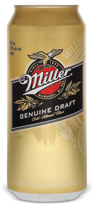 MILLER GENUINE DRAFT 473ML CAN