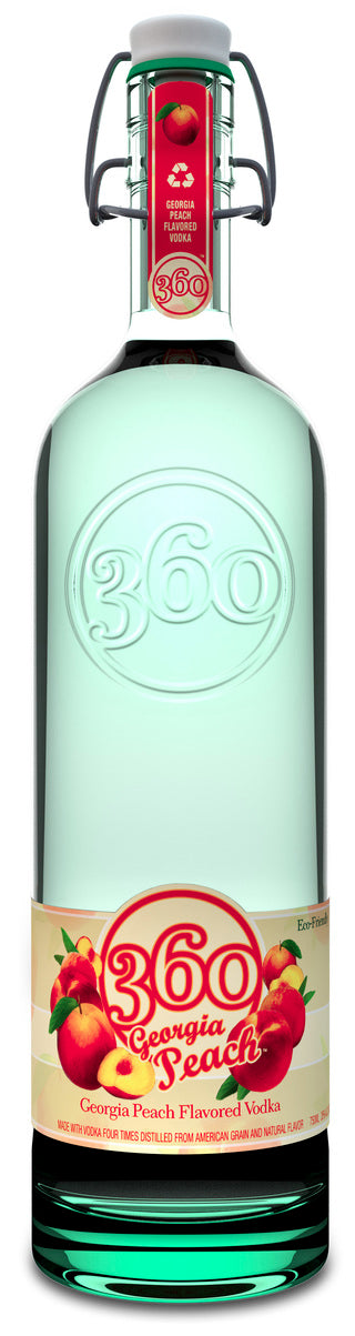 360 GEORGIA PEACH VODKA 750ML