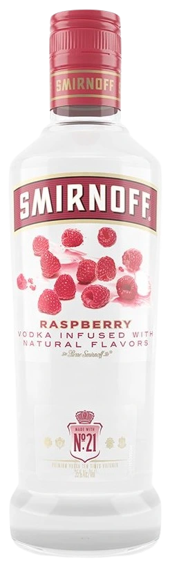 SMIRNOFF RASPBERRY VODKA 375ML
