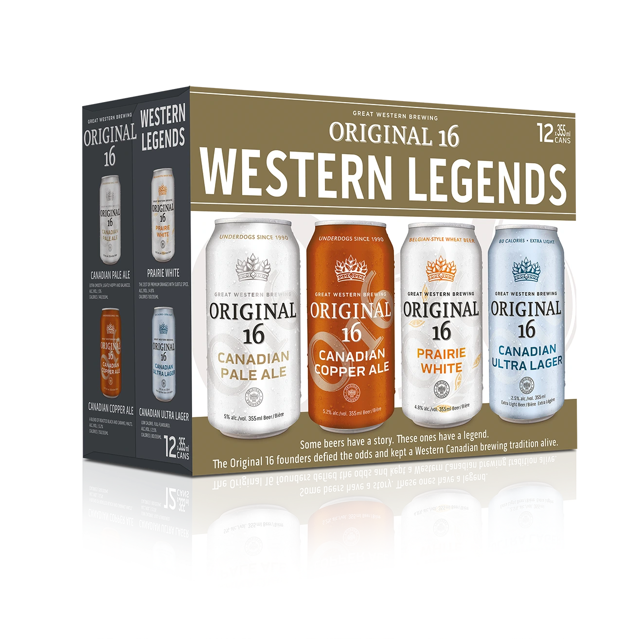ORIGINAL 16 WESTERN LEGENDS MIXER 355ML 12PK CAN