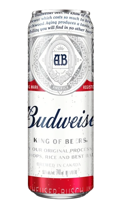 BUDWEISER 740ML CAN