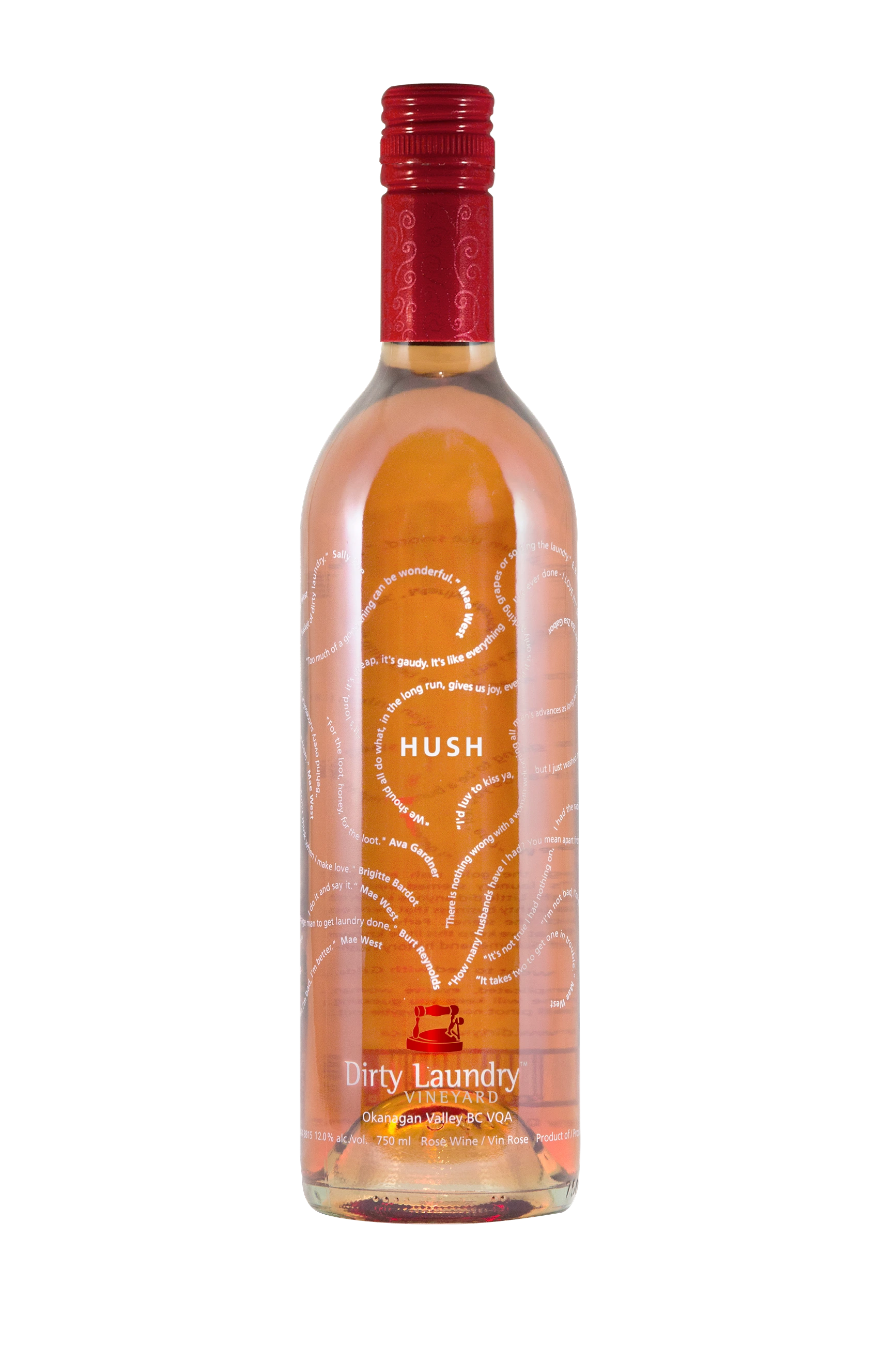DIRTY LAUNDRY HUSH ROSE VQA 750ML