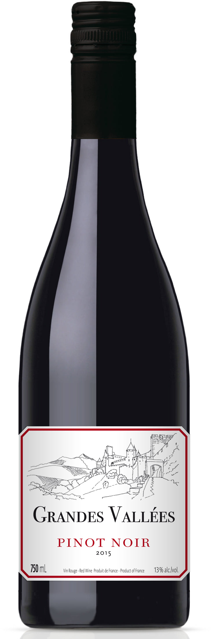 GRANDES VALLEES PINOT NOIR 750ML
