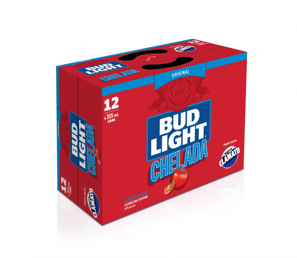 BUD LIGHT CHELADA 355ML 12PK CAN