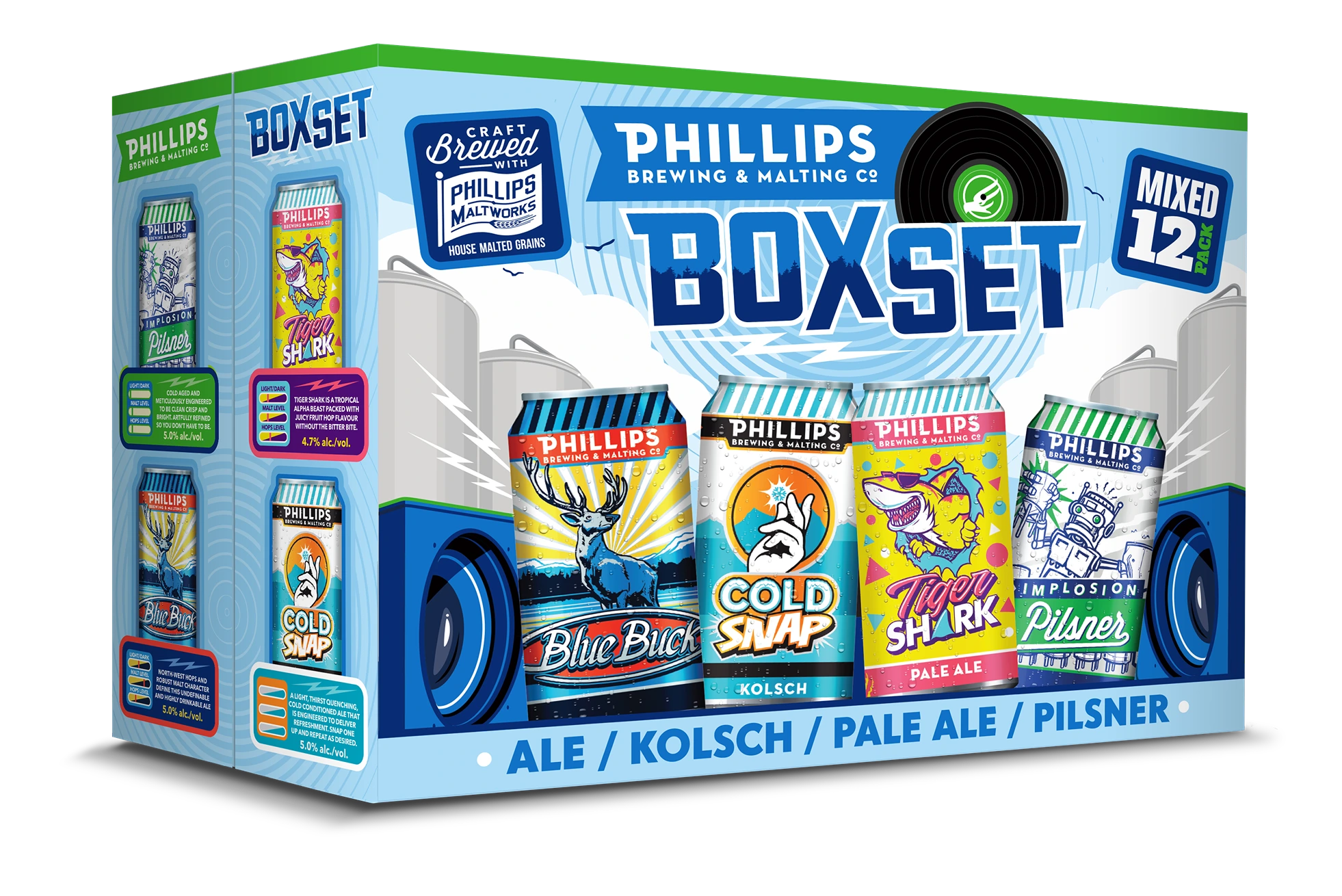 PHILLIPS MIXER 355ML 12PK CAN