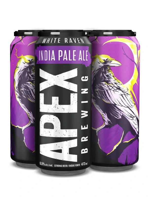 APEX PREDATOR WHITE RAVEN IPA 473ML 4PK CAN