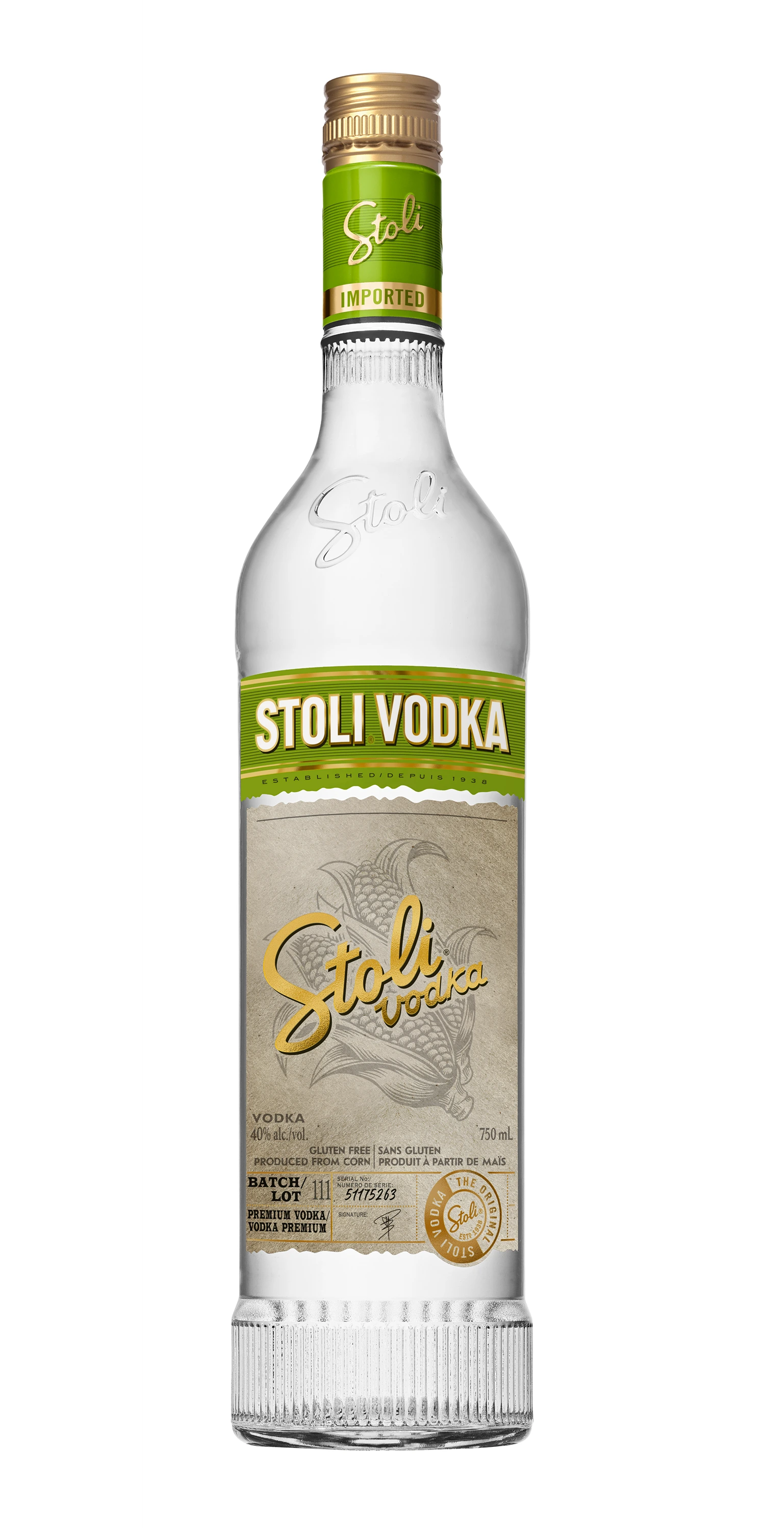 STOLI GLUTEN FREE VODKA 750ML