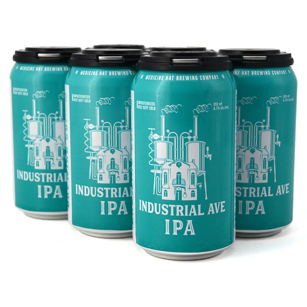 MEDICINE HAT INDUSTRIAL AVE IPA 355ML 6PK CAN
