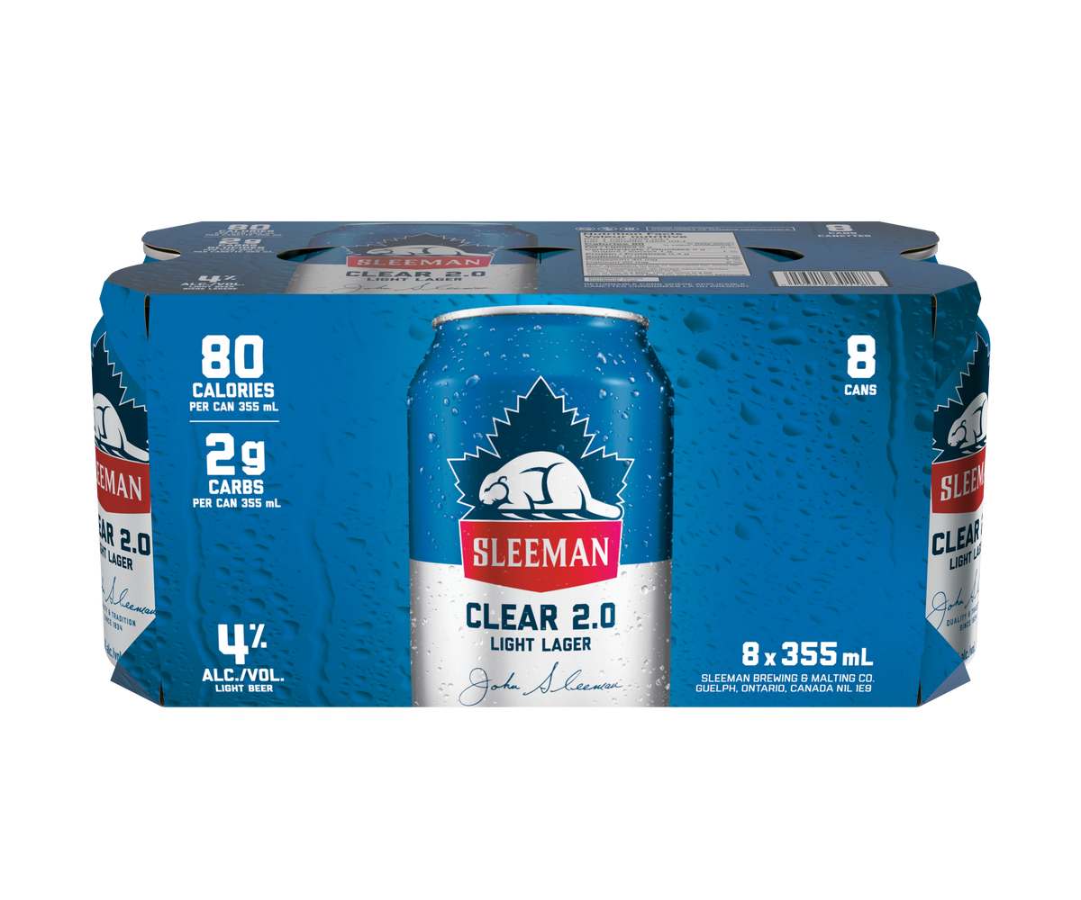 SLEEMAN CLEAR 355ML 8PK CAN