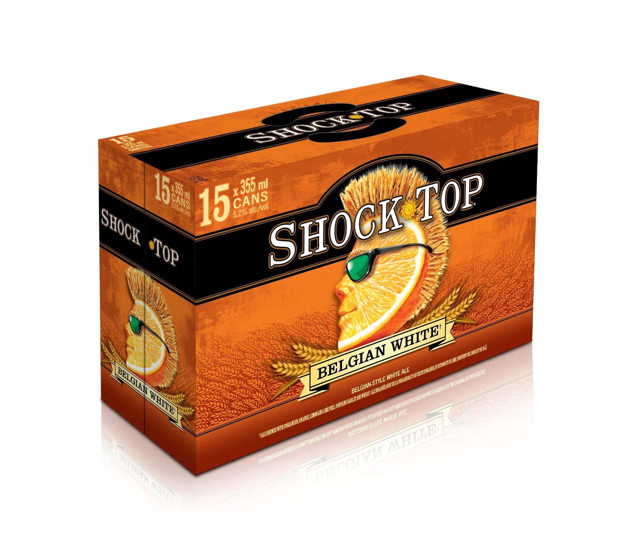SHOCKTOP WHITE 355ML 15PK CAN
