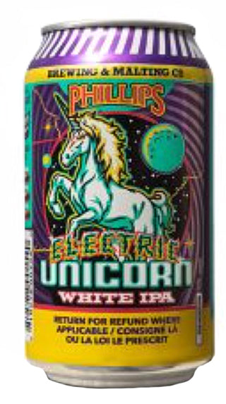 PHILLIPS ELECTRIC UNICORN WHITE IPA 355ML 6PK CAN