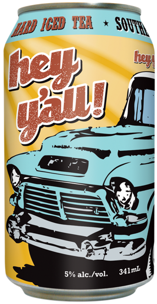 HEY YALL HARD ICED TEA 341ML 6PK CAN
