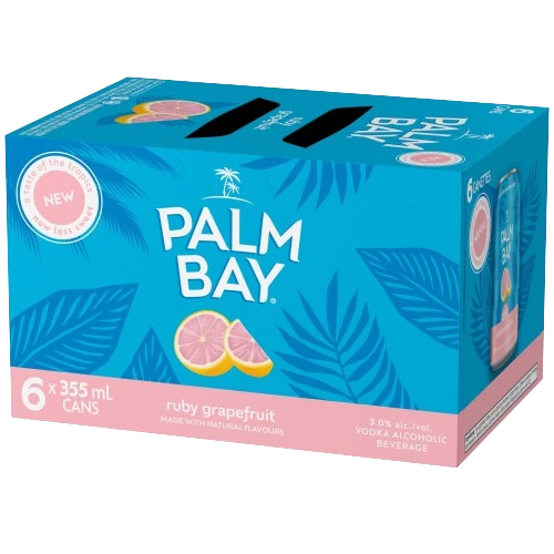 PALM BAY GRAPEFRUIT 355ML 6PK CAN