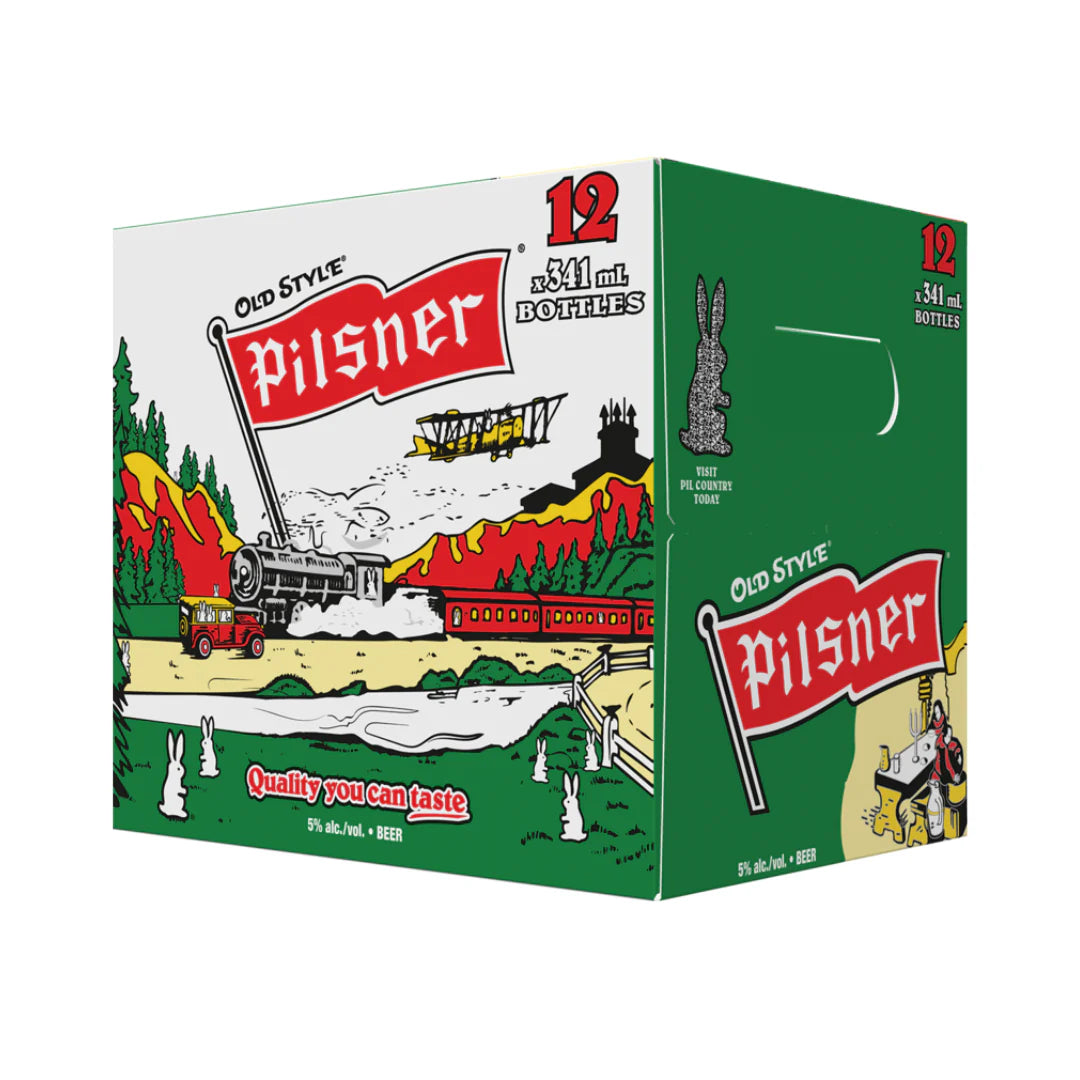 Wine And Beyond OLD STYLE PILSNER 341ML 12PK BT Old Style Pilsner Wine and beyond old style pilsner 341ml 12pk bt old style pilsner