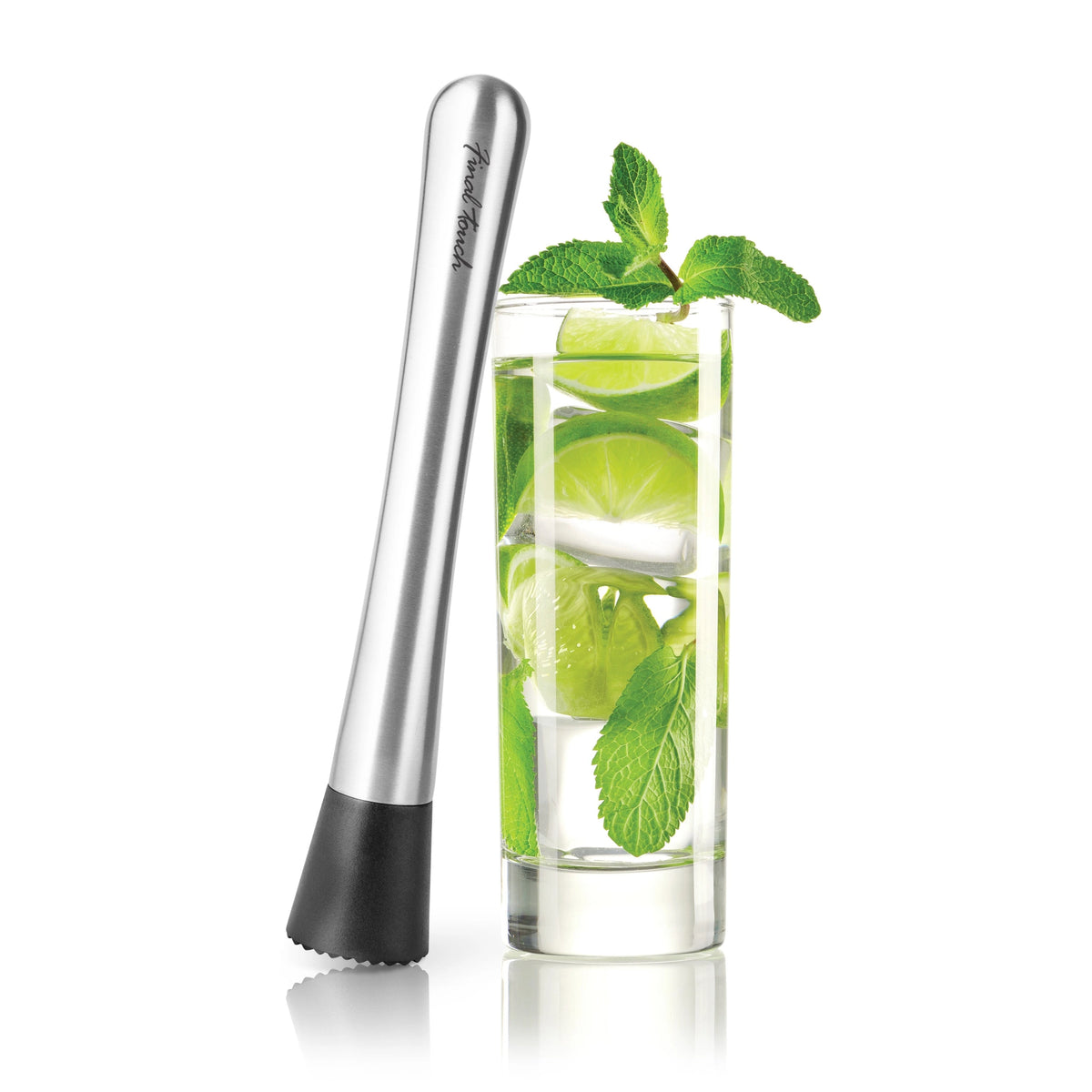 FINAL TOUCH STAINLESS STEEL MUDDLER