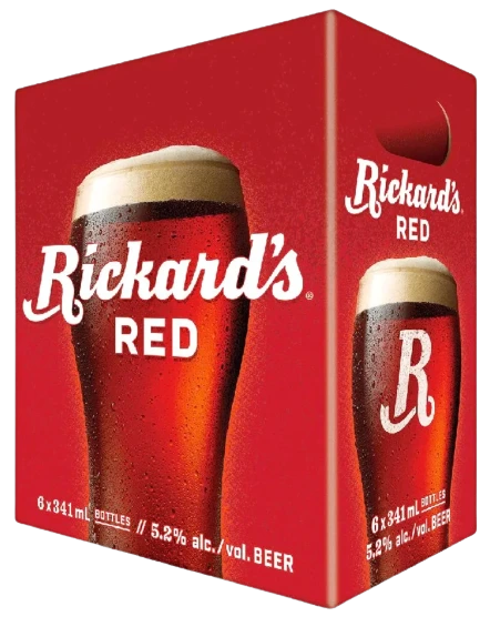 RICKARDS RED 341ML 6PK BT
