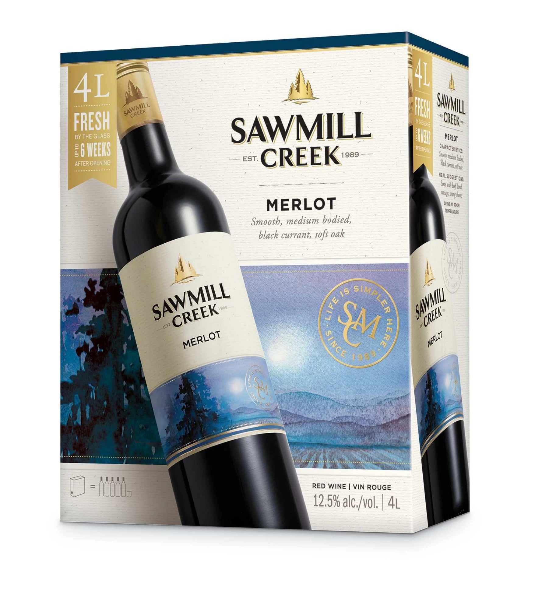 SAWMILL CREEK MERLOT 4L