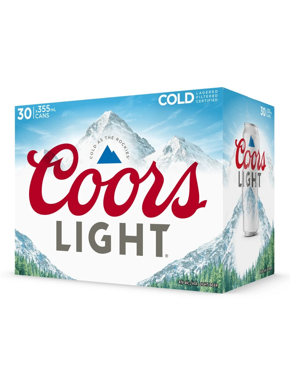 COORS LIGHT 355ML 30PK CAN