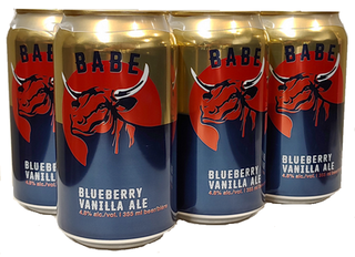 BABE BLUEBERRY VANILLA ALE 355ML 6PK CAN