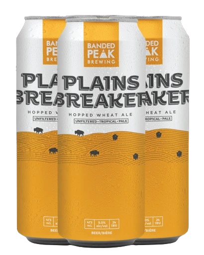 BANDED PEAK PLAINSBREAKER PALE ALE 473ML 4PK CAN
