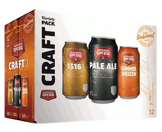 OKANAGAN SPRING MIXER 355ML 12PK CAN