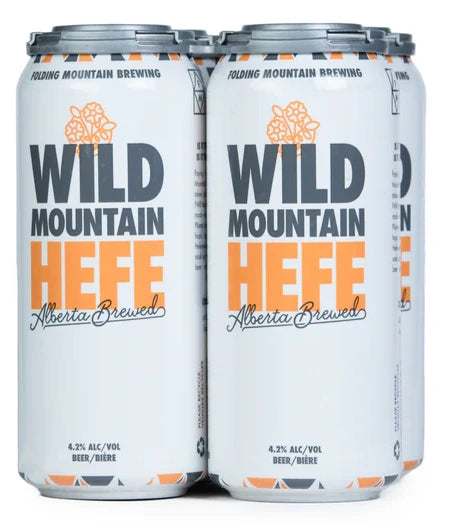 FOLDING MOUNTAIN WILD MOUNTAIN HEFEWEIZEN 473ML 4PK CAN