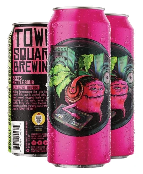 TOWN SQUARE BEETS BY SINDEN SOUR 473ML 4PK CAN
