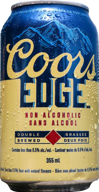 COORS EDGE NON-ALCOHOLIC BEER 355ML 6PK CAN