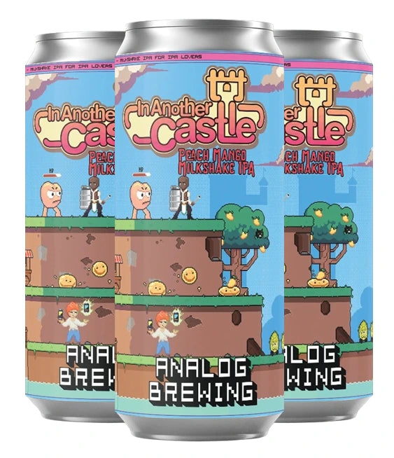 ANALOG IN ANOTHER CASTLE PEACH MANGO SHAKE IPA 473ML 4PK CAN