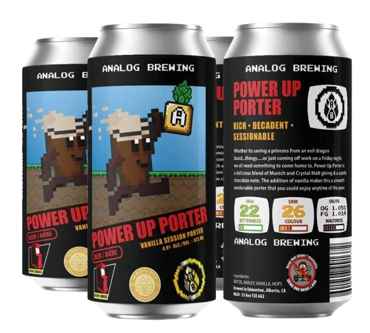 ANALOG POWER UP PORTER 473ML 4PK CAN