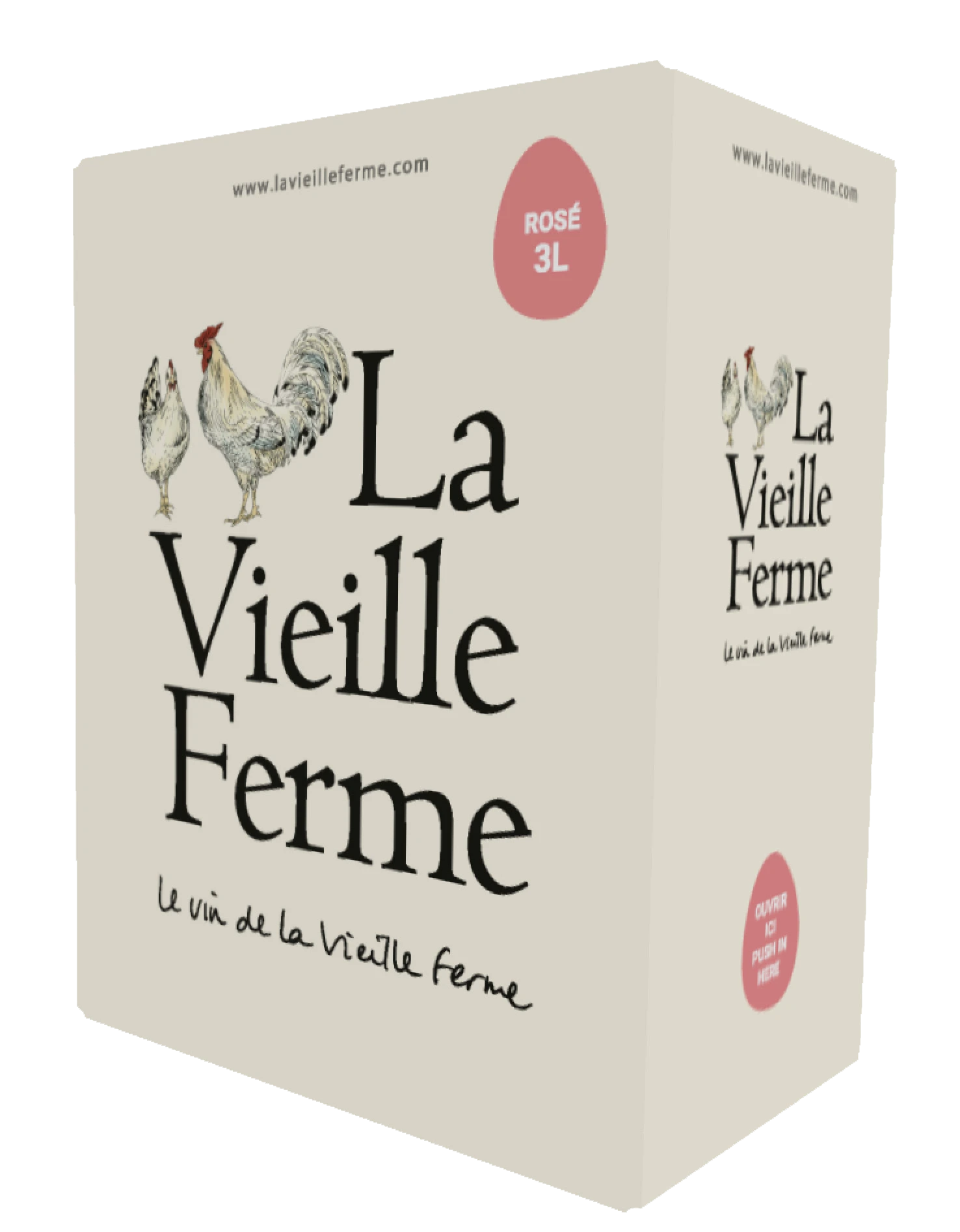 LA VIEILLE FERME ROSE BIB 3L