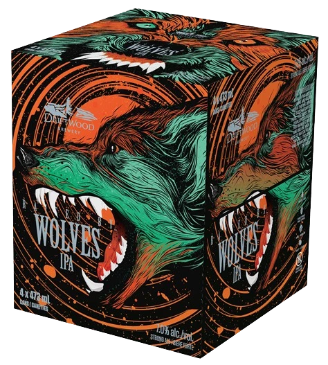 DRIFTWOOD RAISED BY WOLVES IPA 473ML 4PK CAN