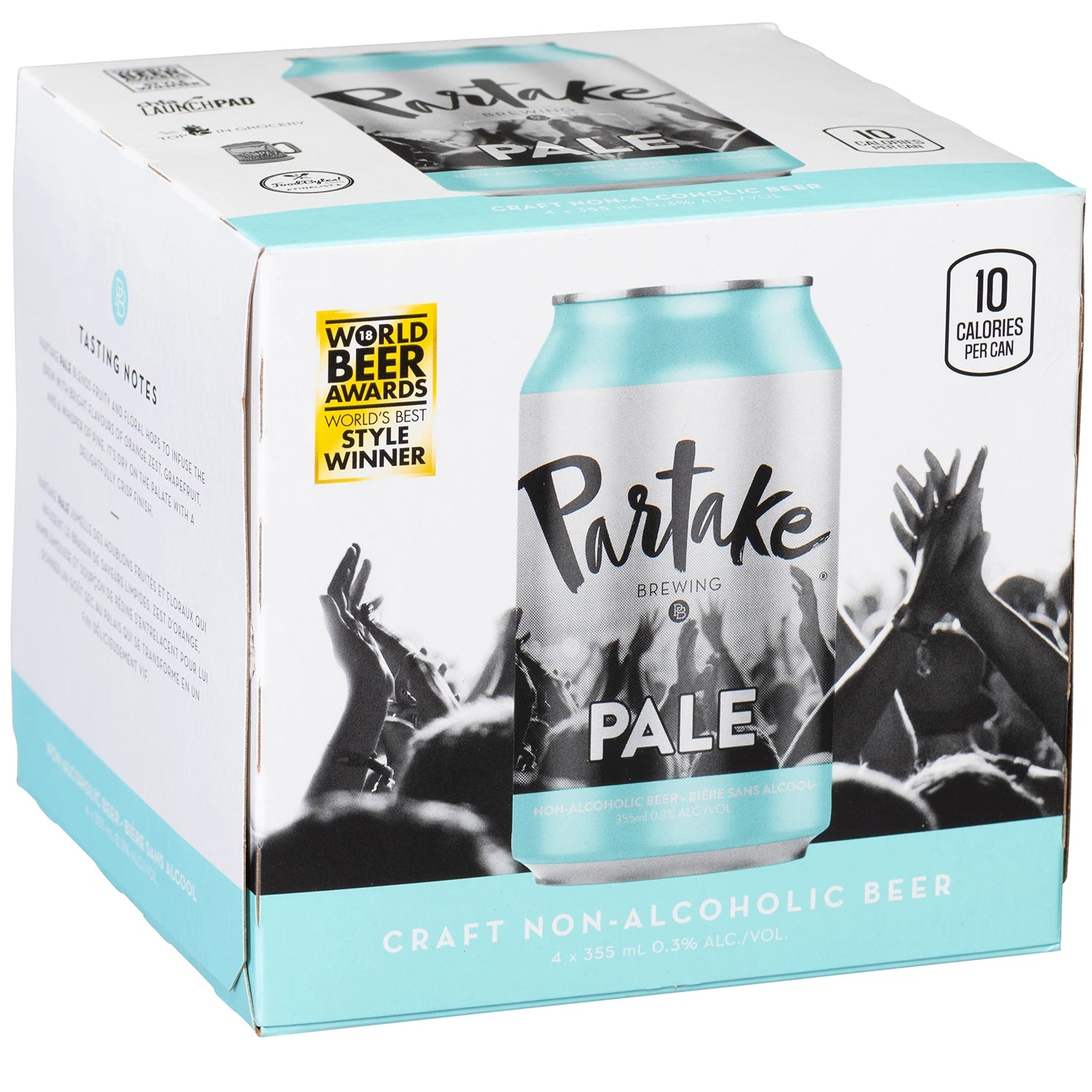 PARTAKE NON ALC PALE ALE BEER 355ML 4PK CAN