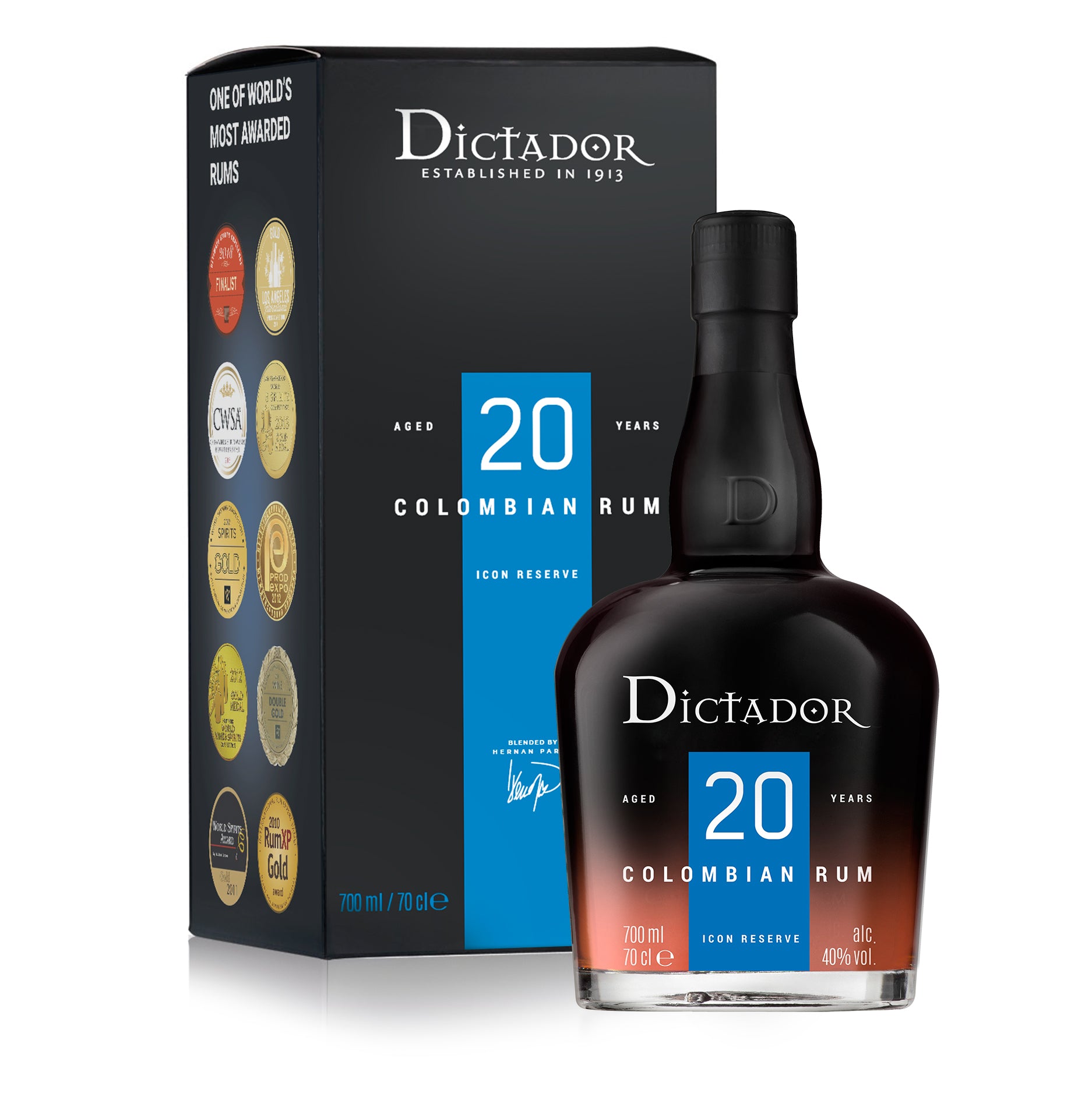 Dictador 20 Years スピリッツ コロンビア Wine and Beyond - DICTADOR 20YR RUM 700ML - Dictador - 700 ml