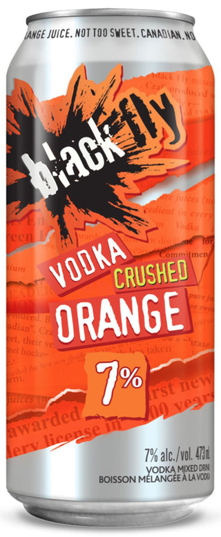BLACK FLY VODKA CRUSHED ORANGE 473ML CAN