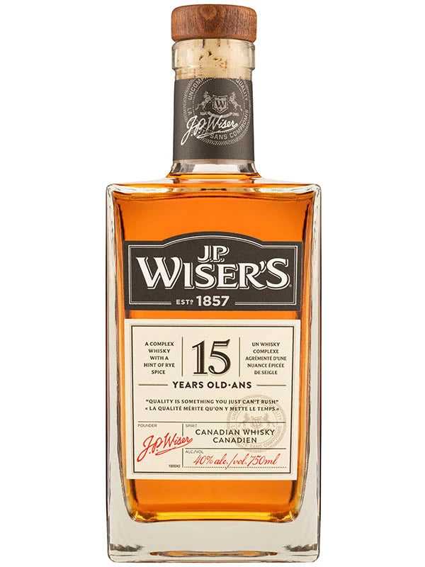 Wine and Beyond - WISERS 15YR CANADIAN WHISKY 750ML - J.P. Wiser's