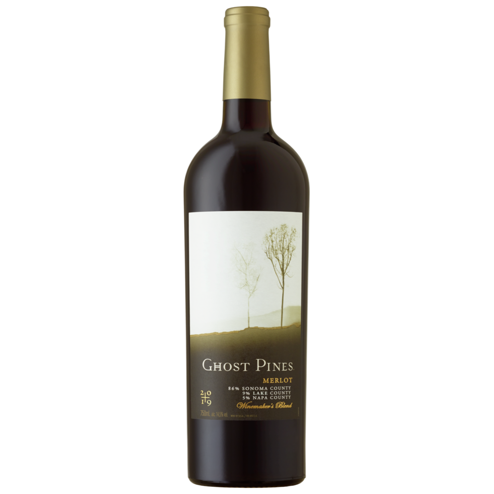 GHOST PINES MERLOT 750ML