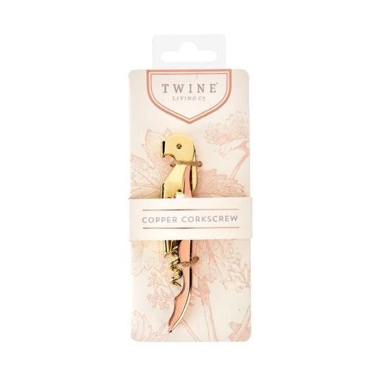 TRUE TWINE COPPER & GOLD CORKSCREW
