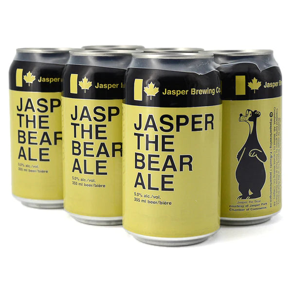 JASPER THE BEAR ALE 355ML 6PK CAN