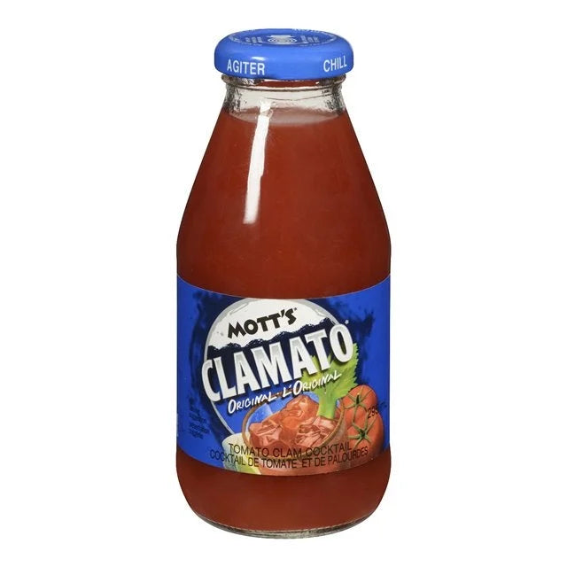 MOTTS CLAMATO JUICE ORIGINAL 295ML BT