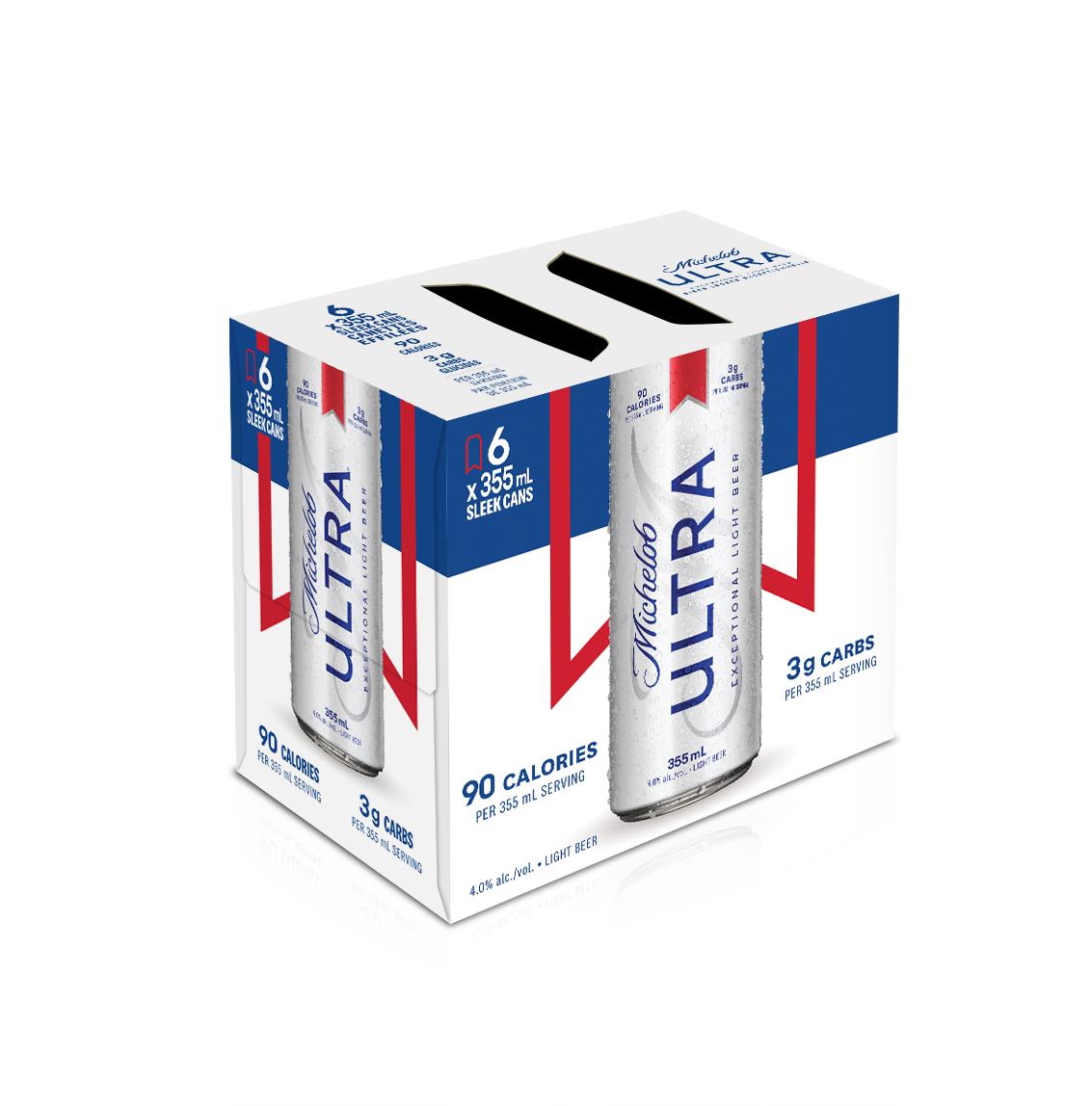 MICHELOB ULTRA LIGHT LAGER 355ML 6PK CAN