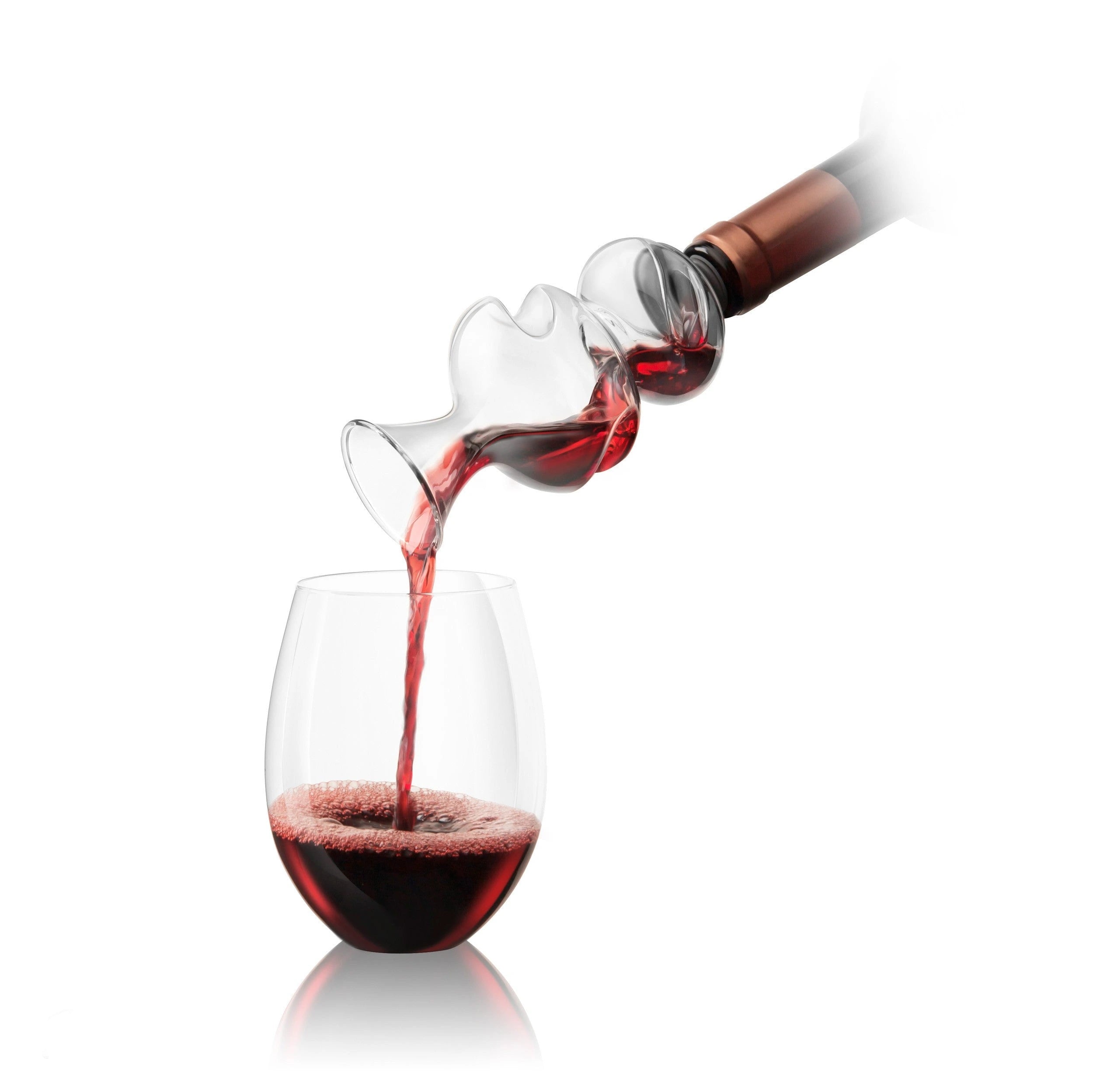 FINAL TOUCH WINE AERATOR WITH STAINLESS STEEL STAND
