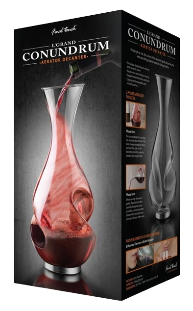 FINAL TOUCH LGRAND CONUNDRUM DECANTER
