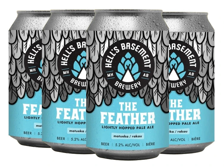HELLS BASEMENT THE FEATHER PALE ALE 355ML 6PK CAN